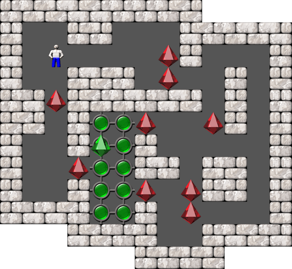 Sokoban Mass Remodel level 589